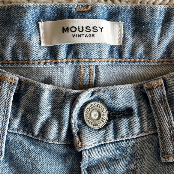 Moussy Vintage Skinny Light Blue Jeans Sz 26 - Picture 6 of 16